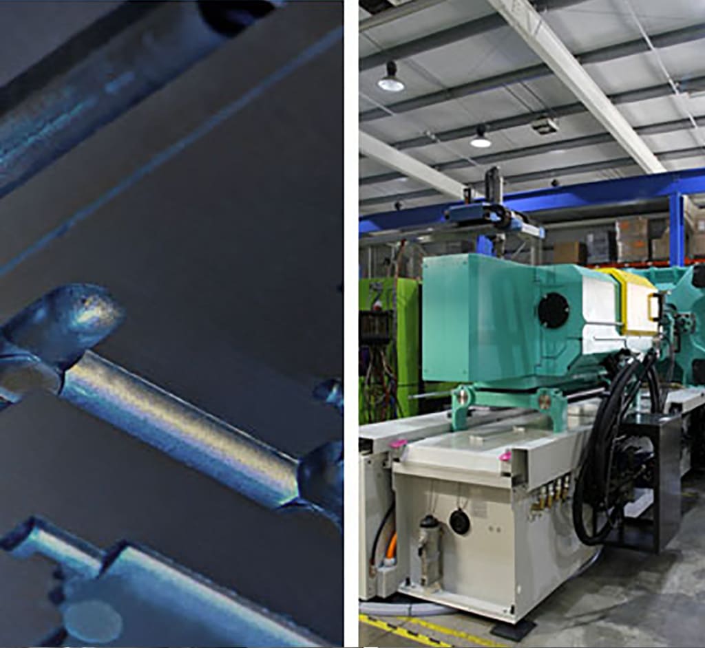 Injection moulding facility