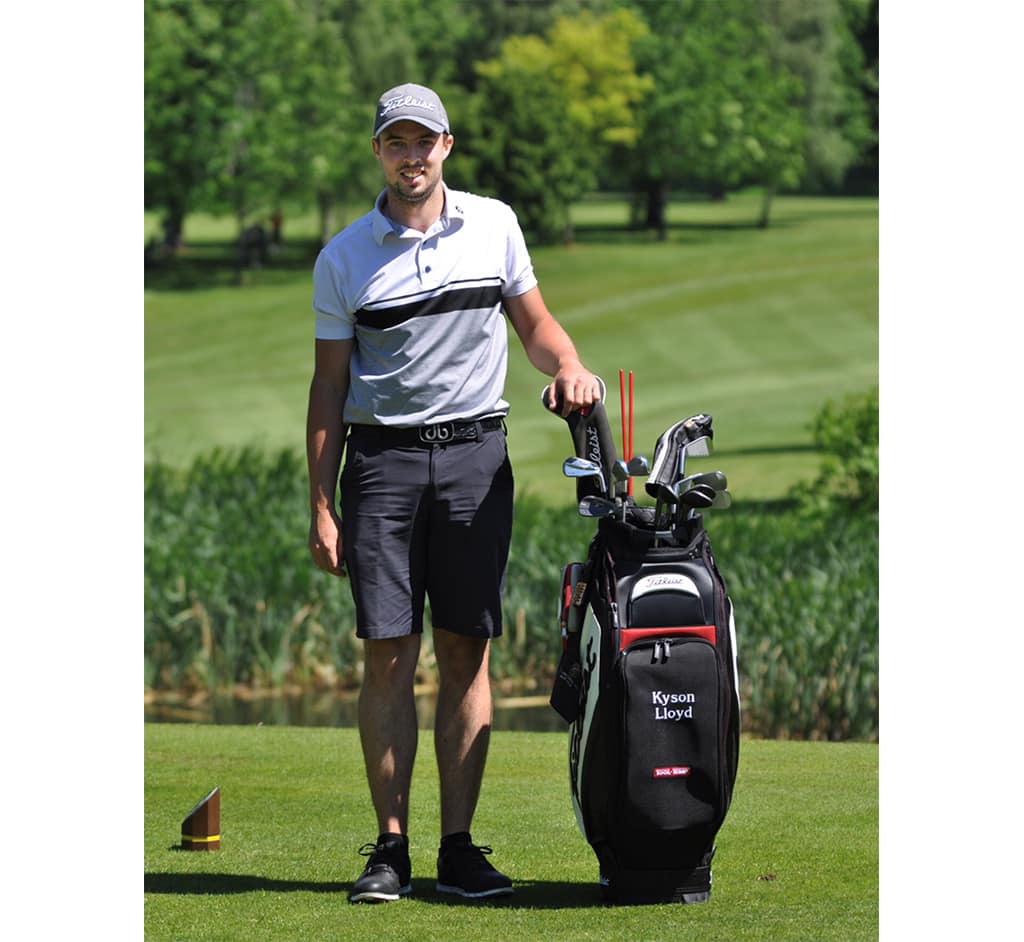 Professional golfer Kyson Lloyd